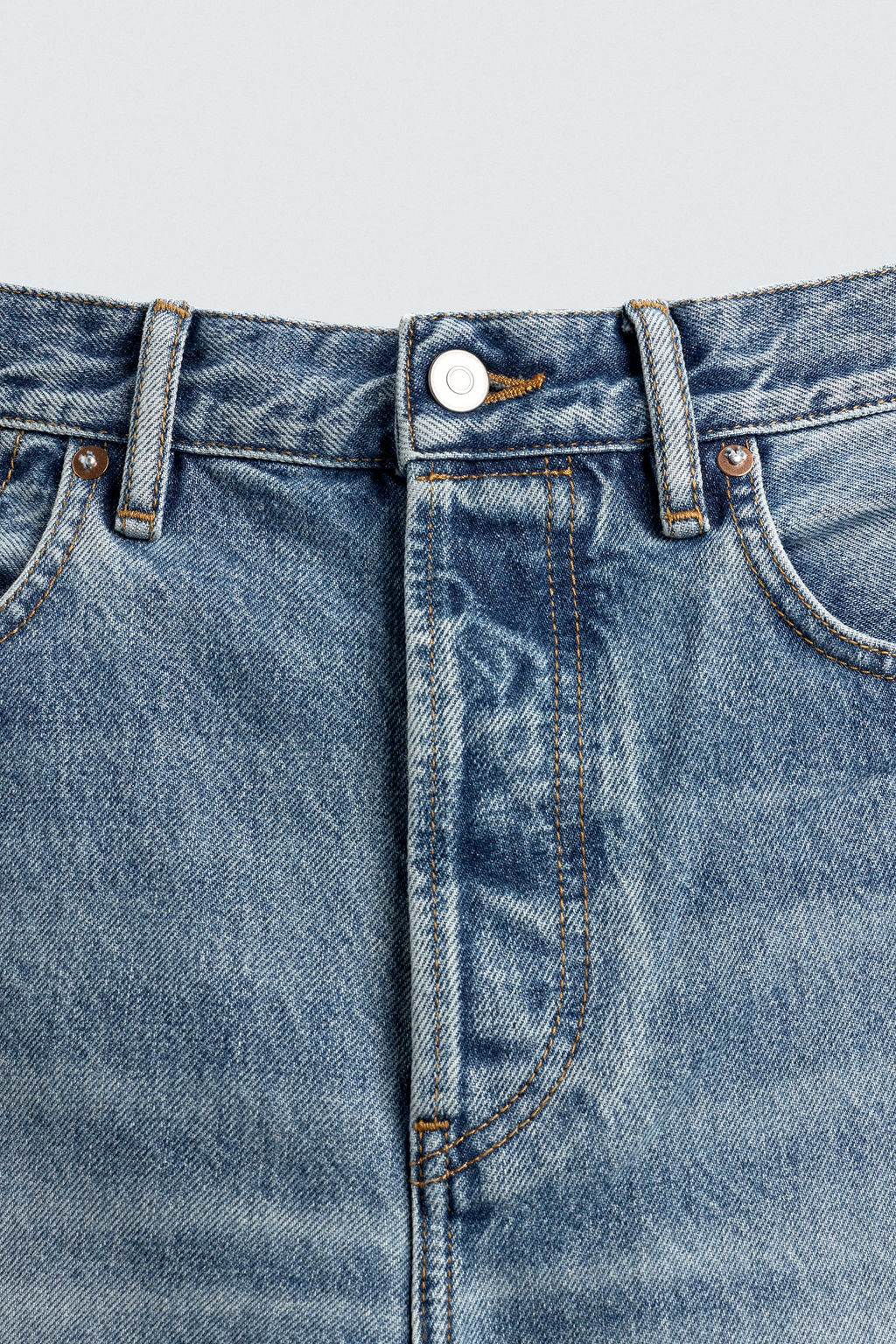 RELAXED STRAIGHT-LEG LIMITED EDITION JEANS - Zara фото 9