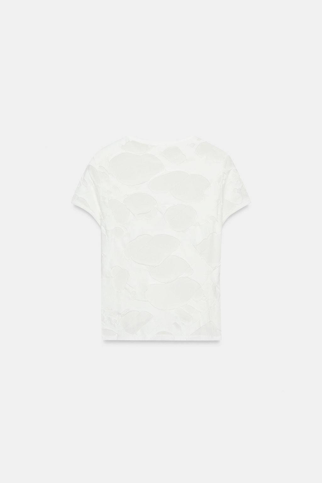 CAMISETA COMBINADA ROTOS / Blanco roto - Zara фото 3