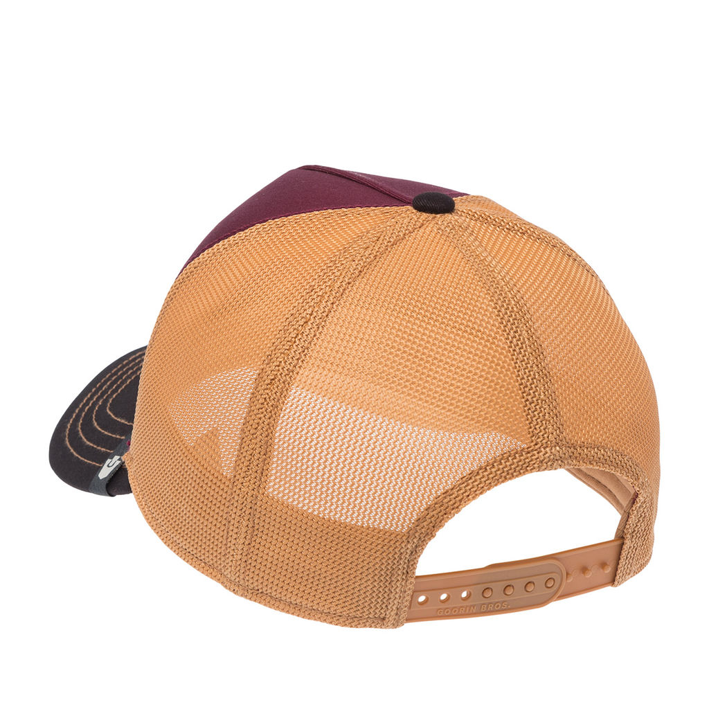 Бейсболка GOORIN BROTHERS арт. 101-2338 (бордовый / черный)  фото 2