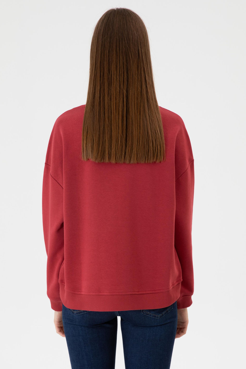 Kad_n Vi_ne Sweatshirt Sepette S_rpriz _ndirim - U.s. polo assn фото 5
