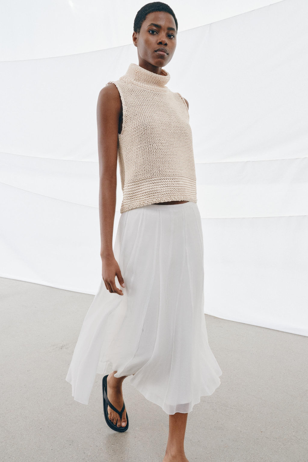 TOP PUNTO GRUESO / Crudo - Zara фото 2