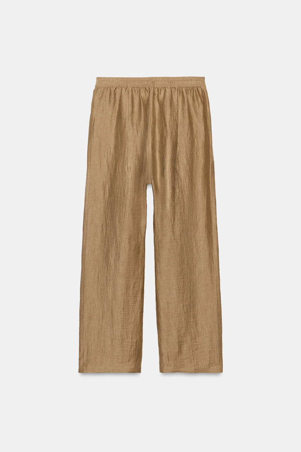 PANTAL?N MEZCLA LINO ZW COLLECTION / Camel medio - Zara фото 8