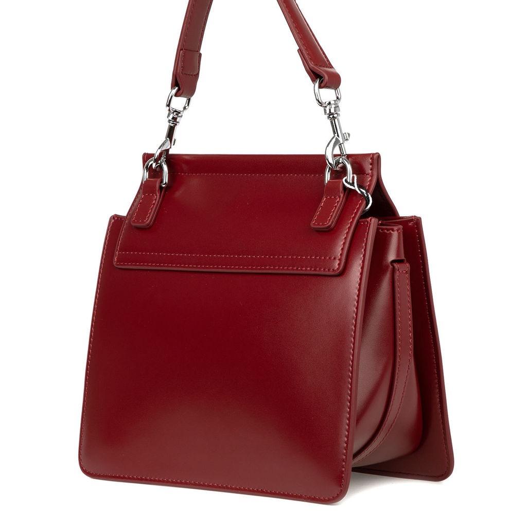 5560 red, Женская кожаная сумка, Barcelo Biagi