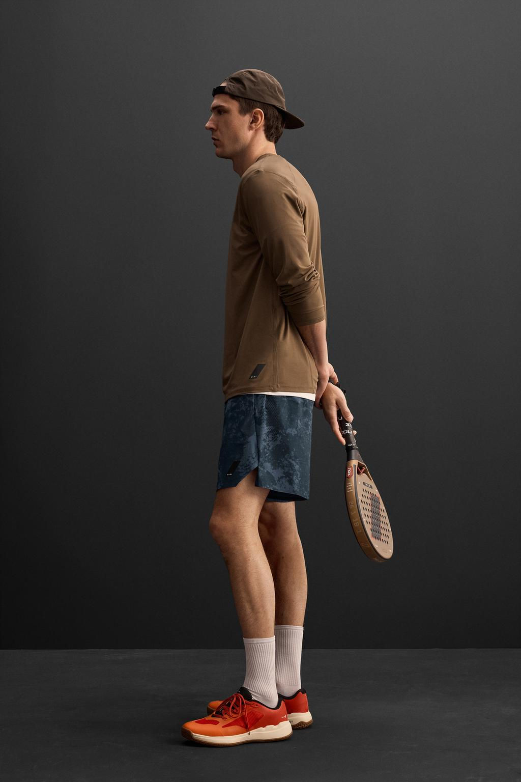 PRINTED TRAINING SHORTS - Zara фото 12