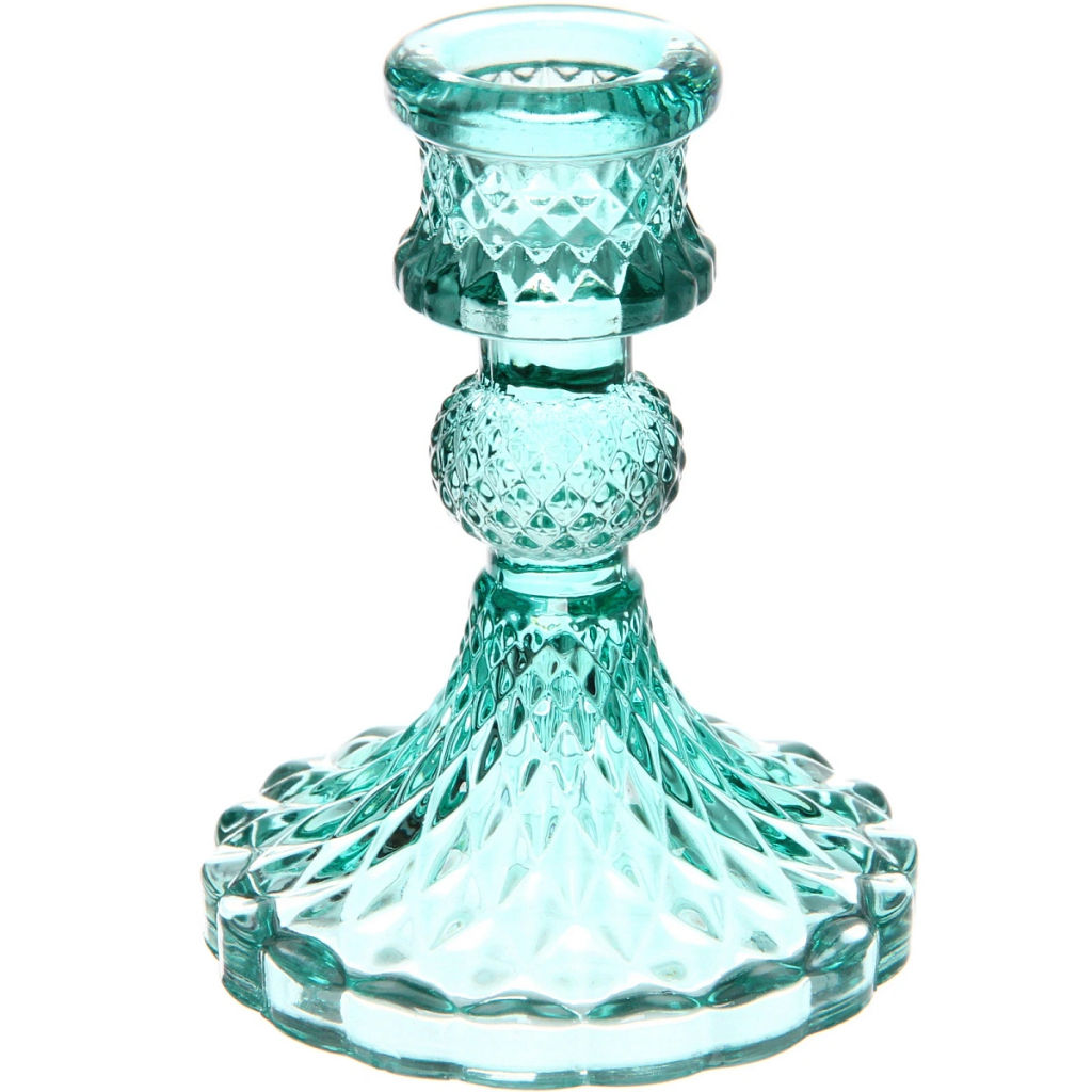 Цена за 4 шт. Подсвечник "Элисон" 8*10,5 см, Изумруд