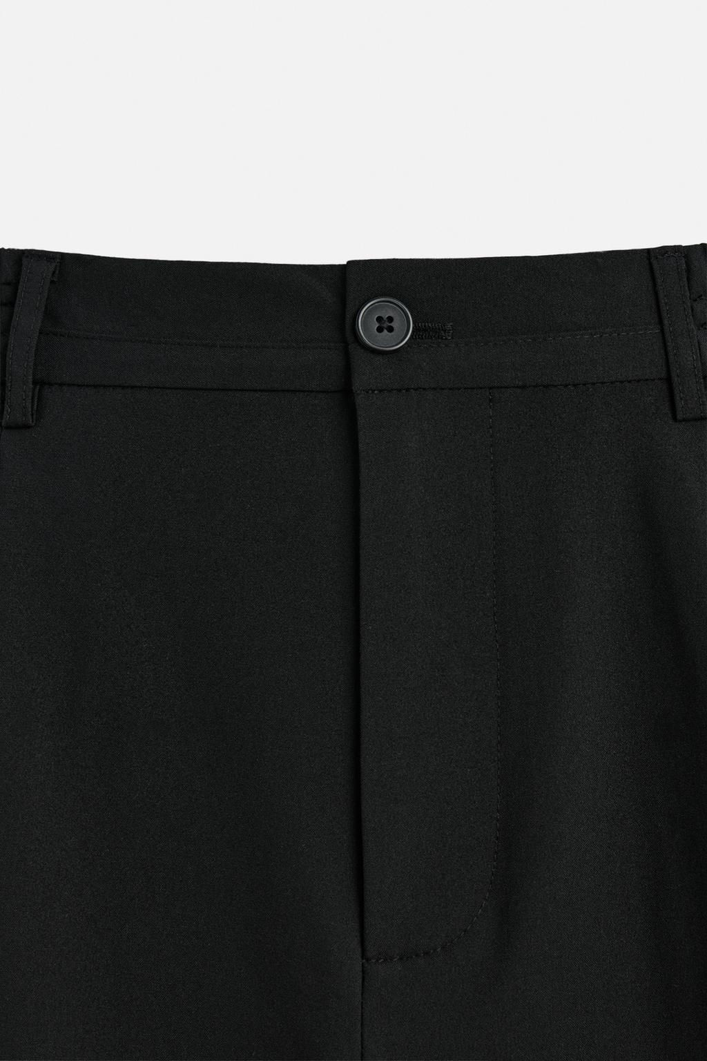 WIDE FIT PLEATED TROUSERS - Zara фото 19