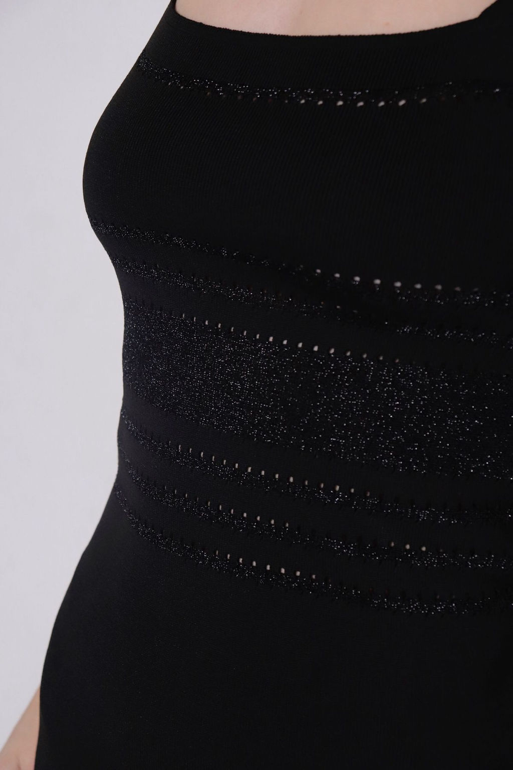 Облегающее платье чёрное - Martichelli фото 9