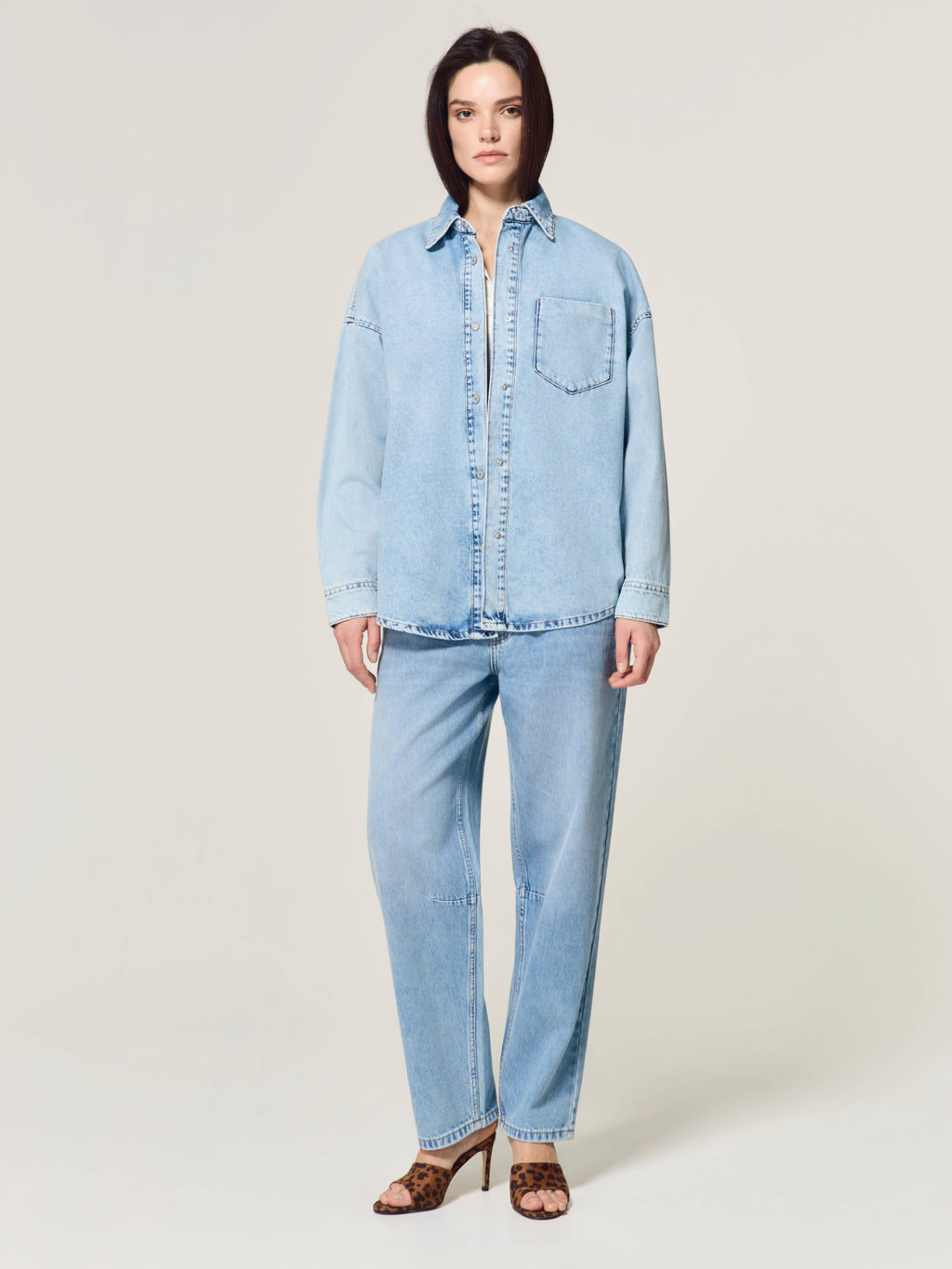 CONTE CON-925 Ветровка джинсовая женская light blue