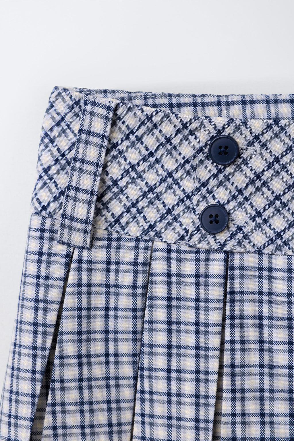 CHECK SKIRT WITH BUTTONS - Zara фото 10