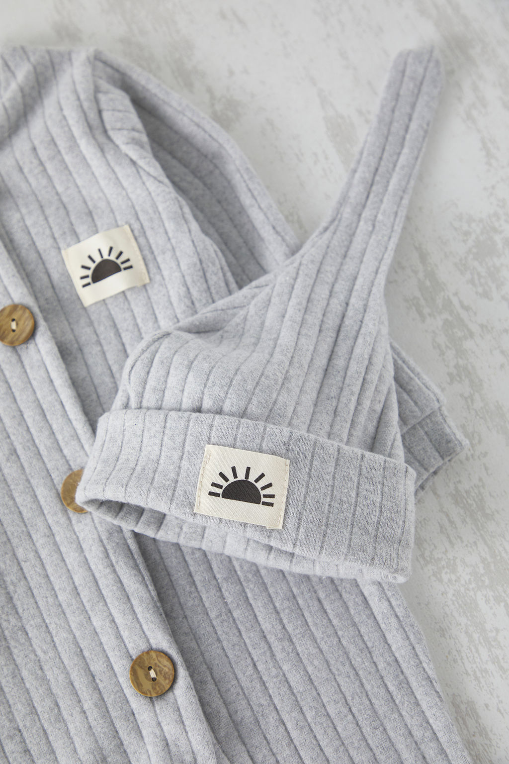 Gri Erkek Cocuk Pamuklu Dokuma Etiketli Sapkal? Uzun Tulum TKDSS25TU00004 - Trendyolmilla фото 2