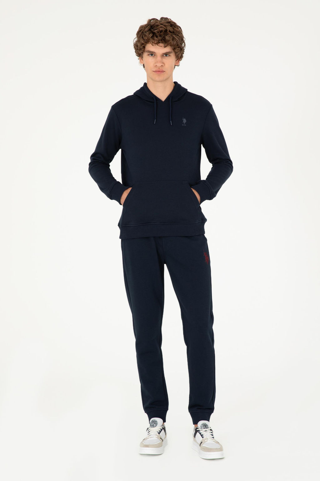 Мужской темно-синий базовый свитшот - U.s. polo assn фото 4