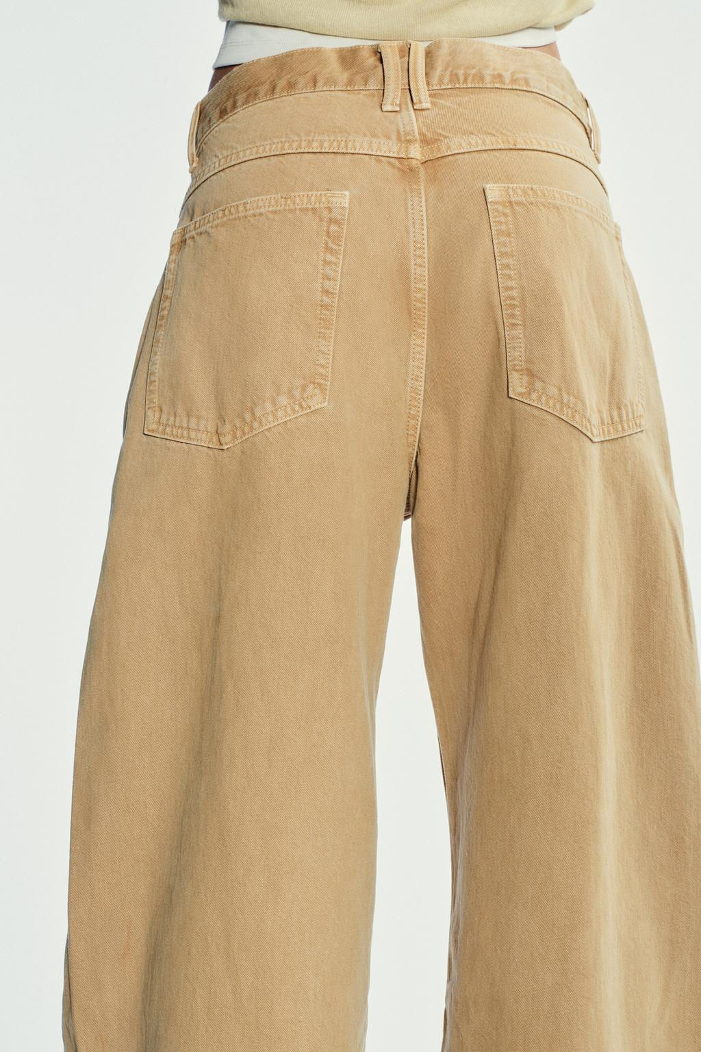 TRF BAGGY LOW-RISE JEANS - Zara фото 5