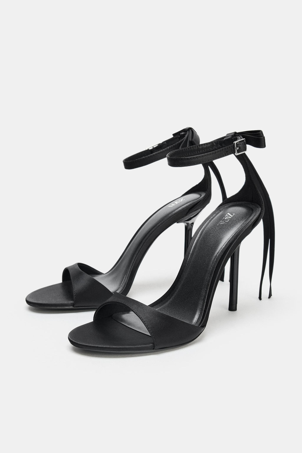 BOW ANKLE STRAP SANDALS - Zara фото 5