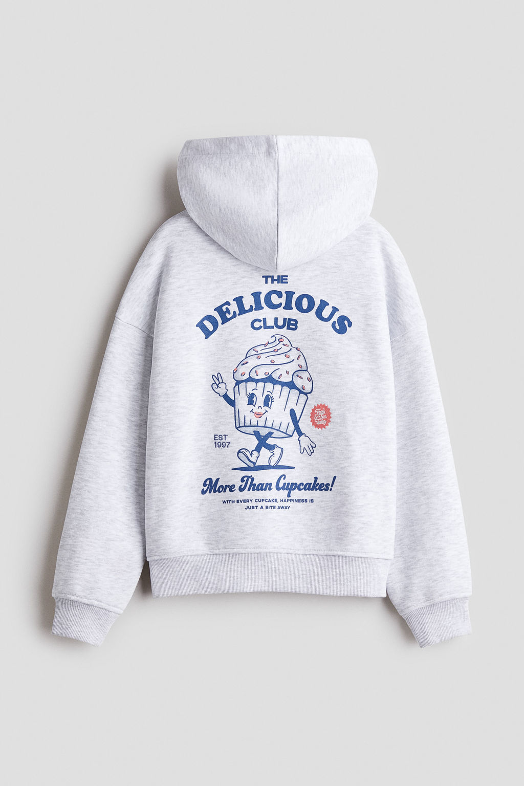 Sudadera oversize con capucha y motivo - H&m фото 8