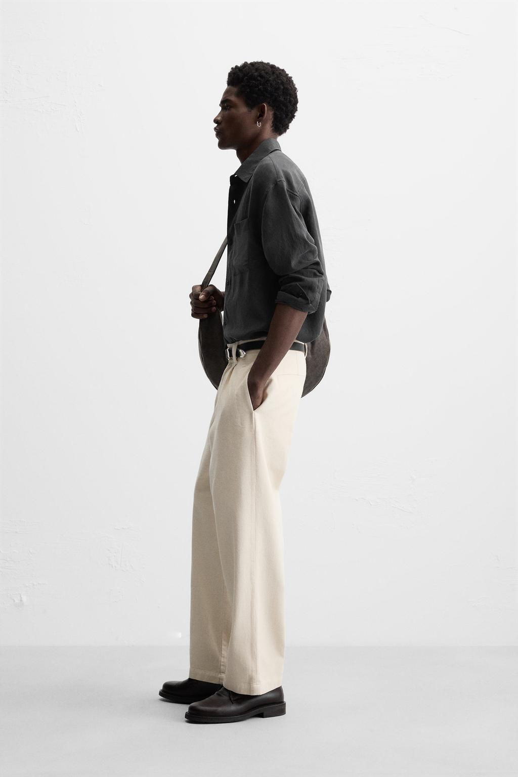 FLOWING SHIRT WITH POCKET - Zara фото 14