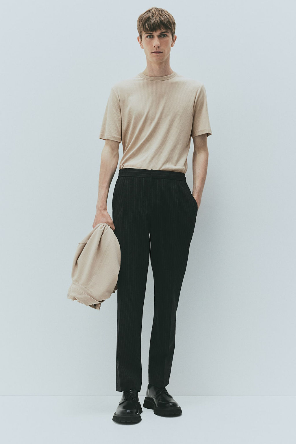 Camiseta de canale Slim Fit - H&m фото 3