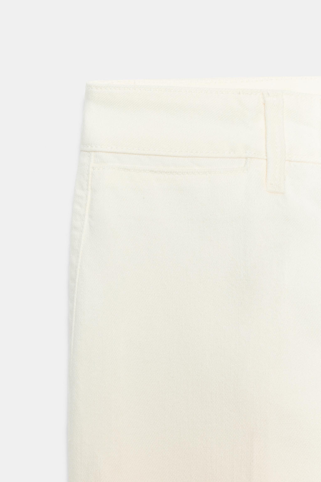 JEANS Z1975 STRAIGHT RAYA PLANCHADA / Blanco - Zara фото 8