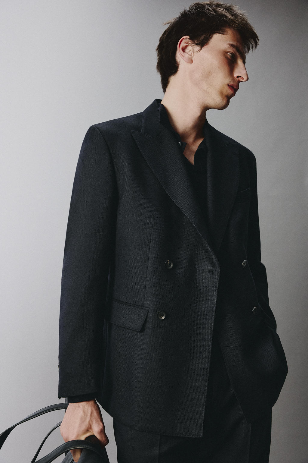 DOUBLE-BREASTED SUIT BLAZER - Zara фото 6