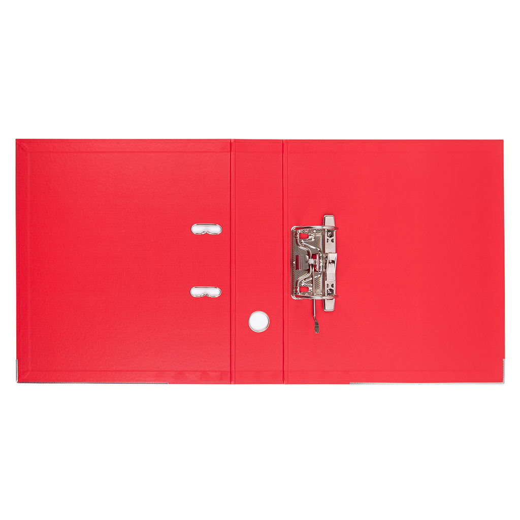 Expert Complete Регистратор PVC, 2-х стороннее покрытие, мет.уг. 75 мм 10 шт. Premier A4 арочный механ. лён красный ЕС100262004