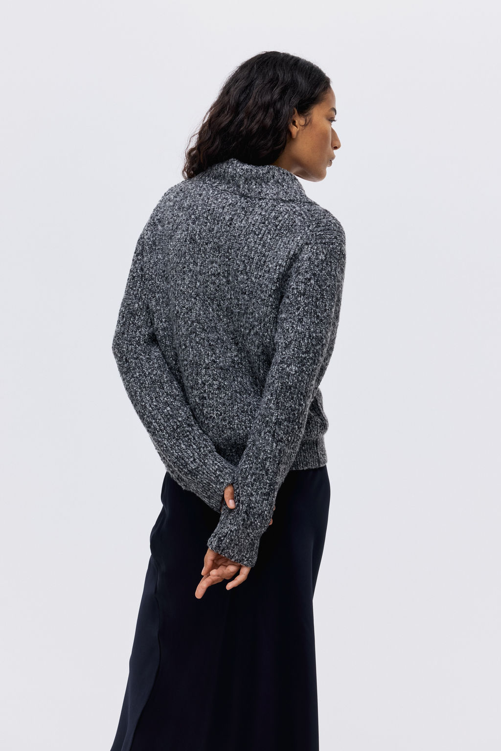 Jersey en punto de canal? con media cremallera - H&m фото 4