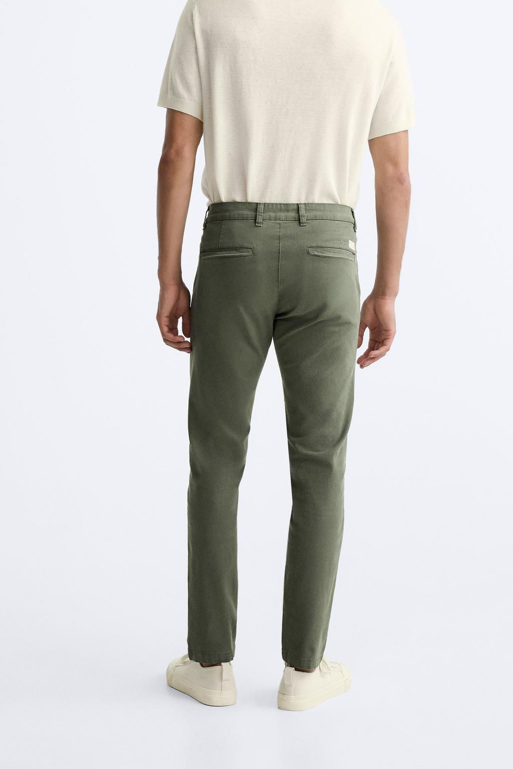 SKINNY FIT CHINO PANTOLON - Zara фото 40