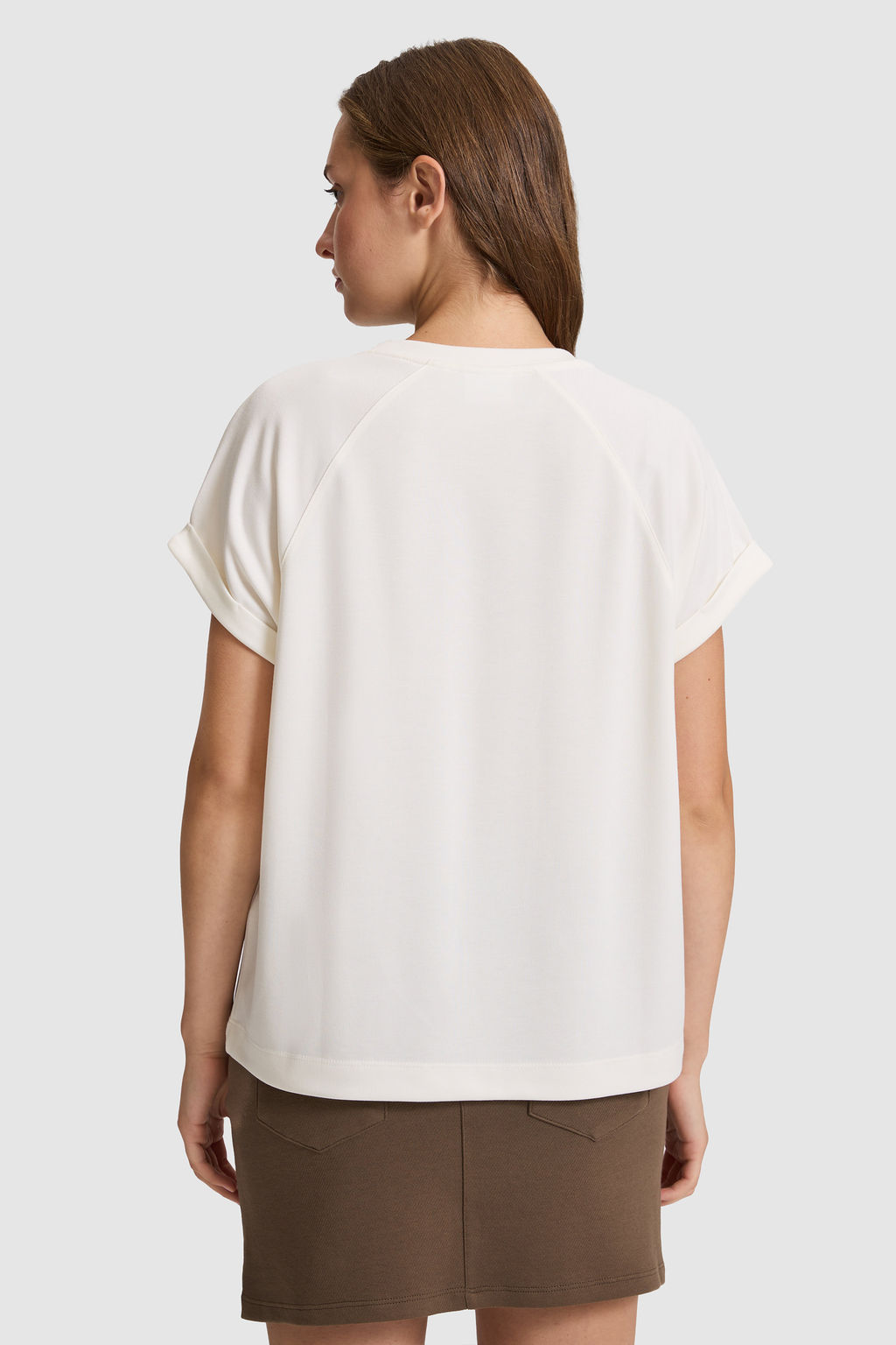 Kad_n Krem Bisiklet Yaka Ti__rt - U.s. polo assn фото 5