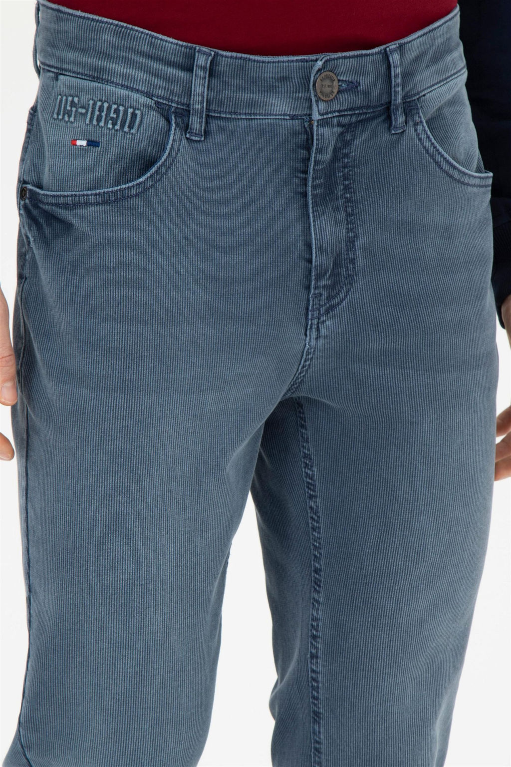 Мужские джинсовые брюки цвета индиго - U.s. polo assn фото 5