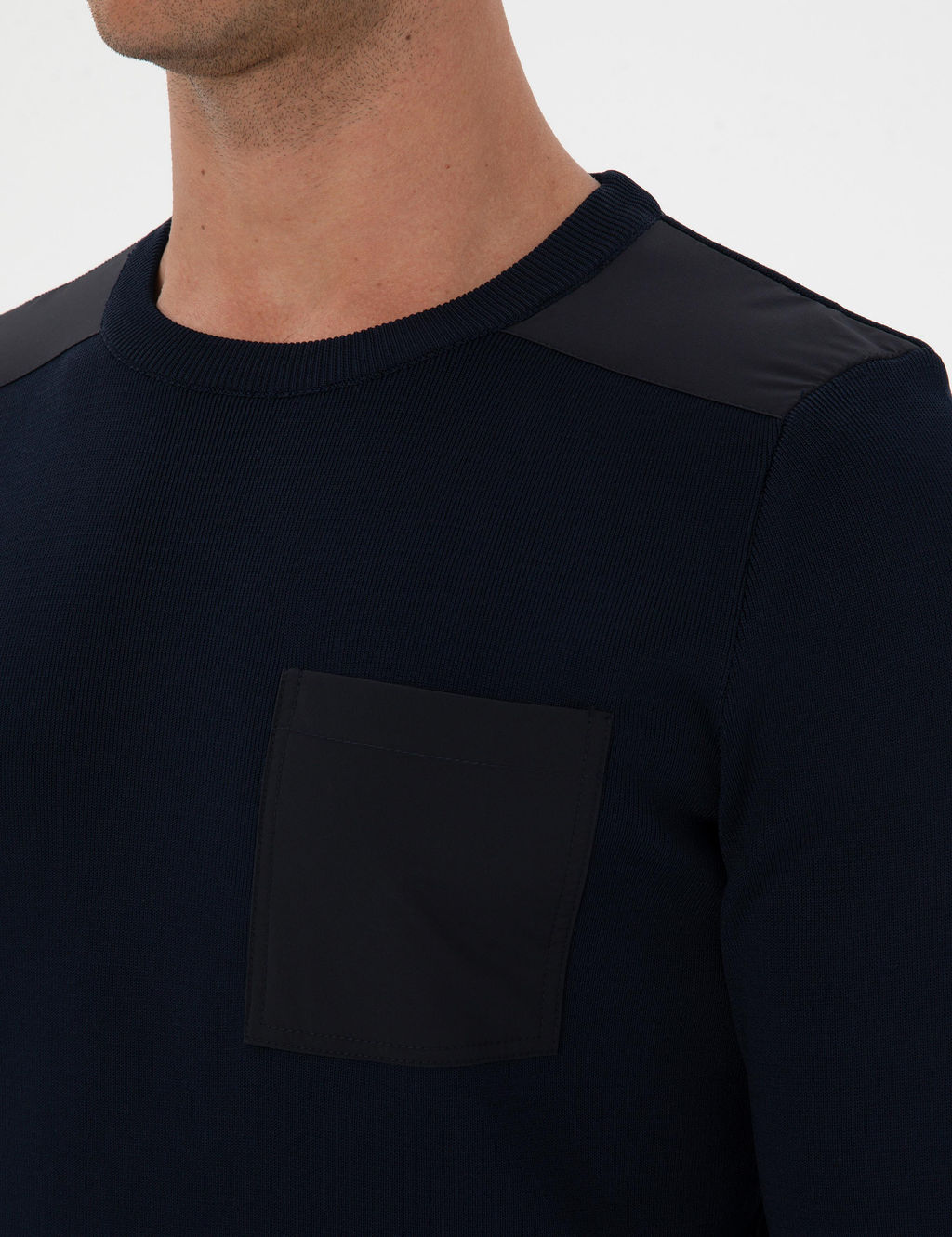 Lacivert Regular Fit Bisiklet Yaka Triko Kazak - Pierre cardin фото 7