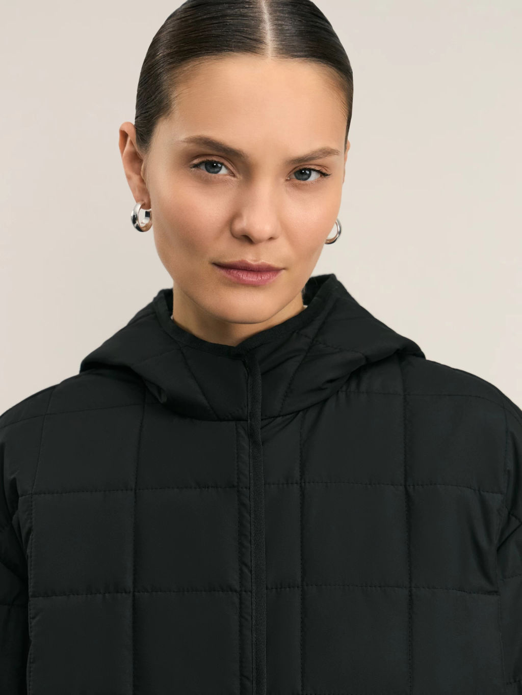 Куртка стеганая с капюшоном / Zarina фото 6