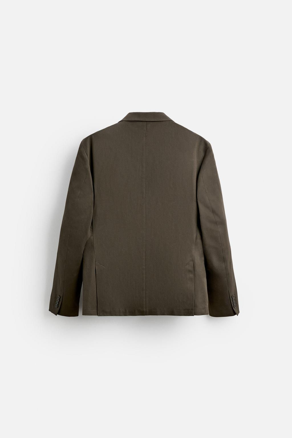 COTTON - LYOCELL RELAXED FIT BLAZER - Zara фото 15