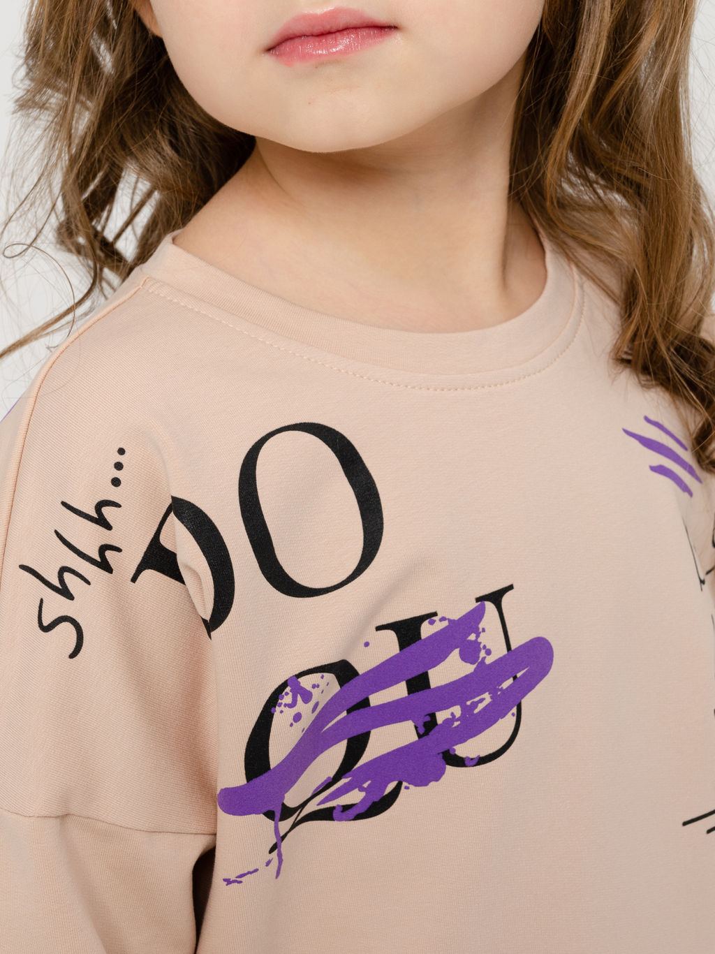 877Д Футболка детская " Бежевый"