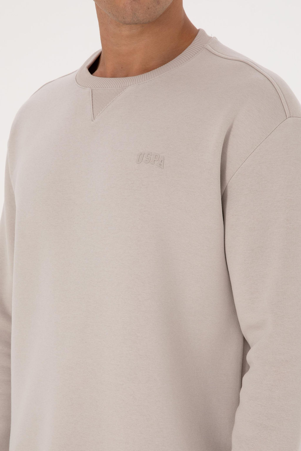 Erkek Ta_ Basic Sweatshirt