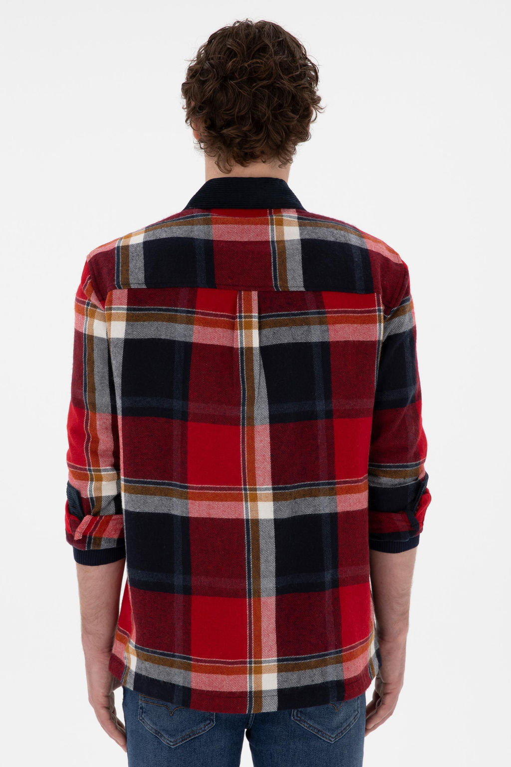 Мужская красная рубашка с длинным рукавом 1 бесплатно для 1 зоны в рубашках - U.s. polo assn фото 5