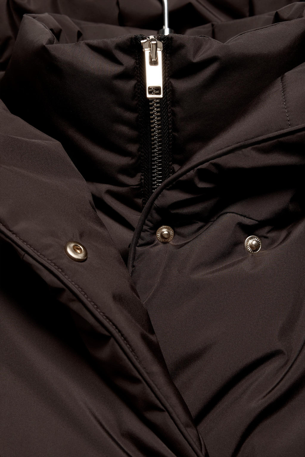 WATER-REPELLENT WINDPROOF PUFFER ANORAK WITH HOODIE - Zara фото 11