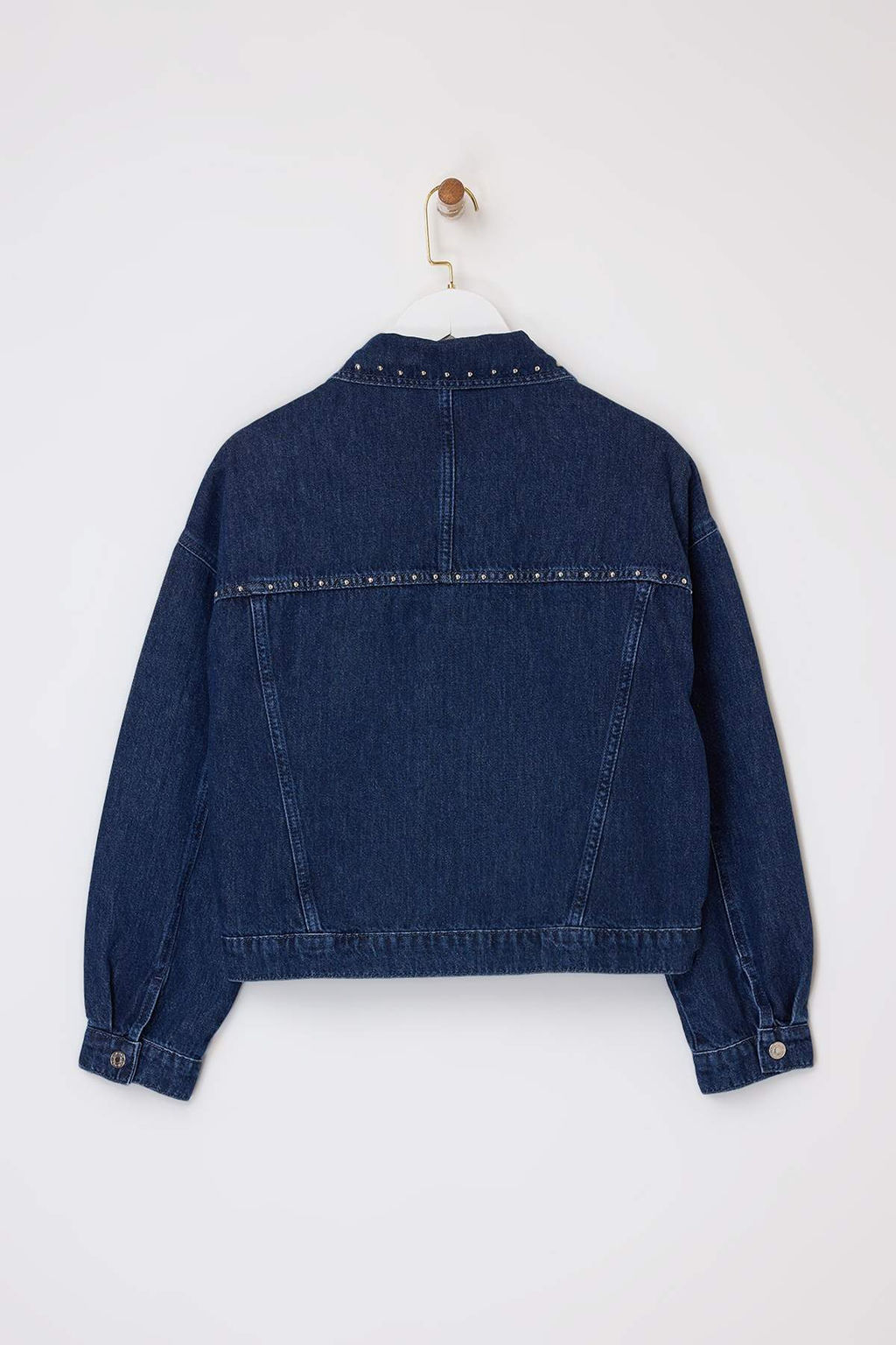 Mavi Trok Detayl? Trucker 100% Pamuk Denim Ceket TWOSS26CE00007 - Trendyolmilla фото 2