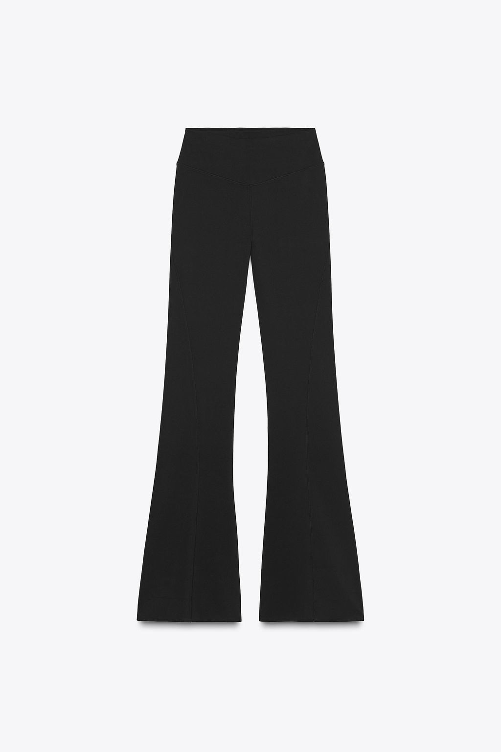 SEAMLESS POLYAMIDE FLARE TROUSERS - Zara фото 6