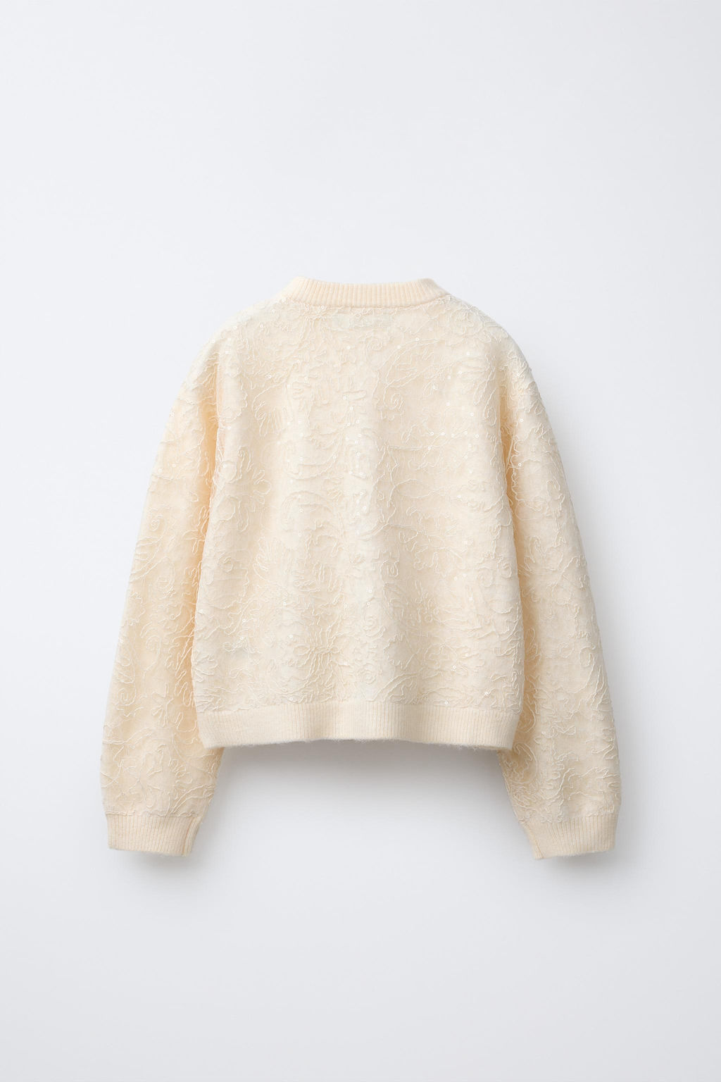 CARDIGAN WITH TULLE AND SEQUINS - Zara фото 2