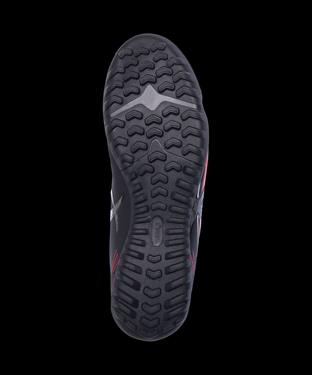 БЕЗ УПАКОВКИ Бутсы многошиповые JOGEL Rapido TF Black/grey