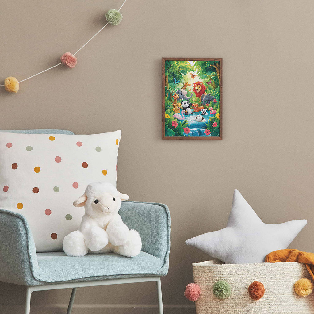 ФРЕЯ Пазл 80 элемент. PZL-80/01 Веселье в джунглях