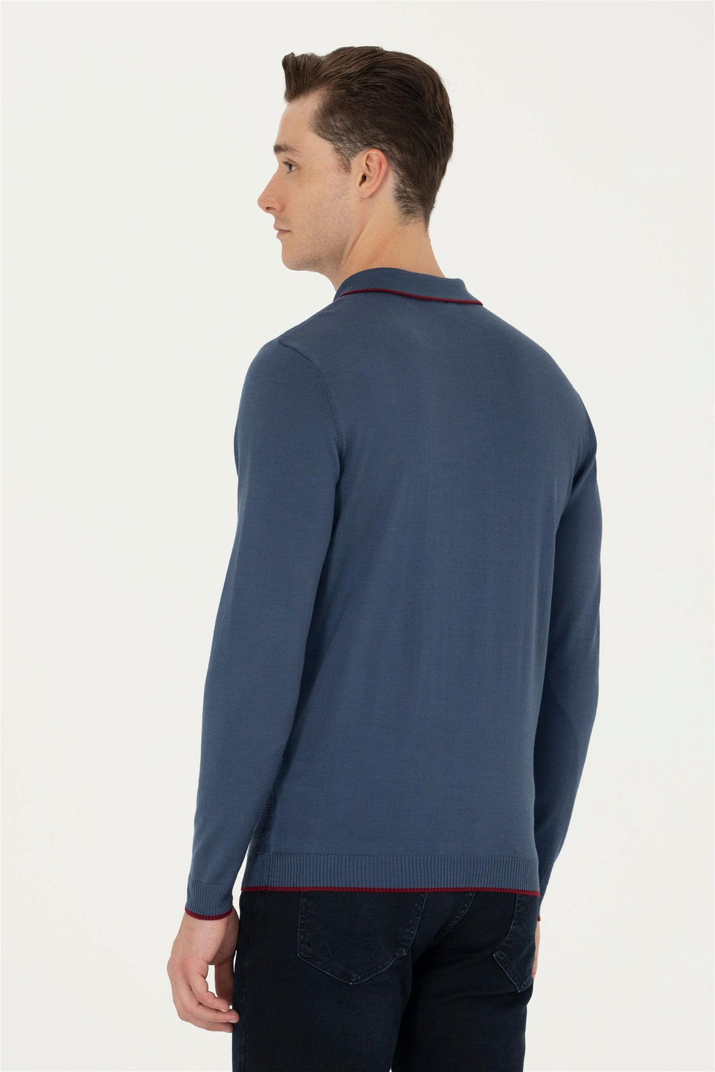 U. S. Polo Assn / Мужской свитер цвета индиго - U.s. polo assn фото 5