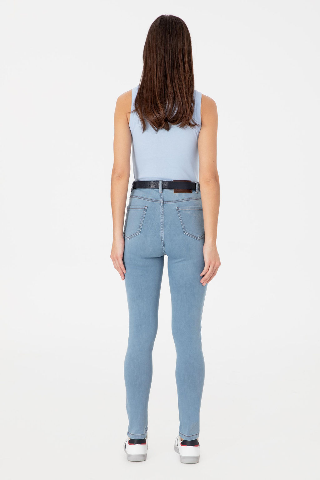 Kad_n Eflatun Jean Pantolon Sepette S_rpriz _ndirim - U.s. polo assn фото 4