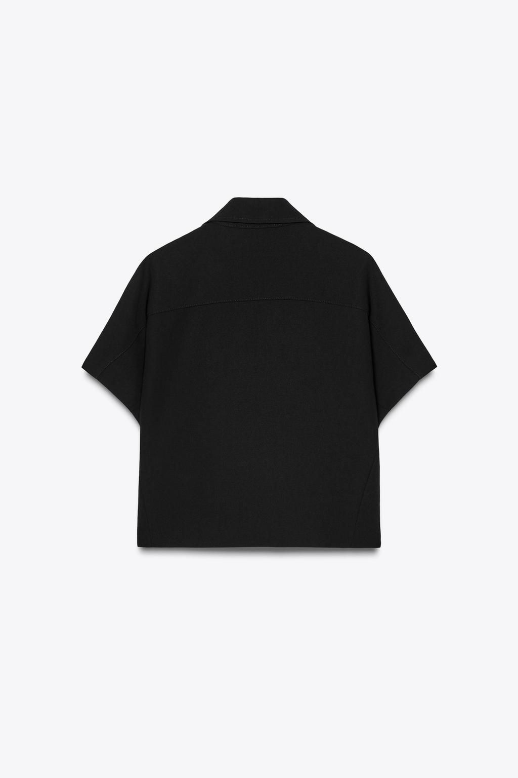 ZW COLLECTION CROPPED JACKET - Zara фото 16