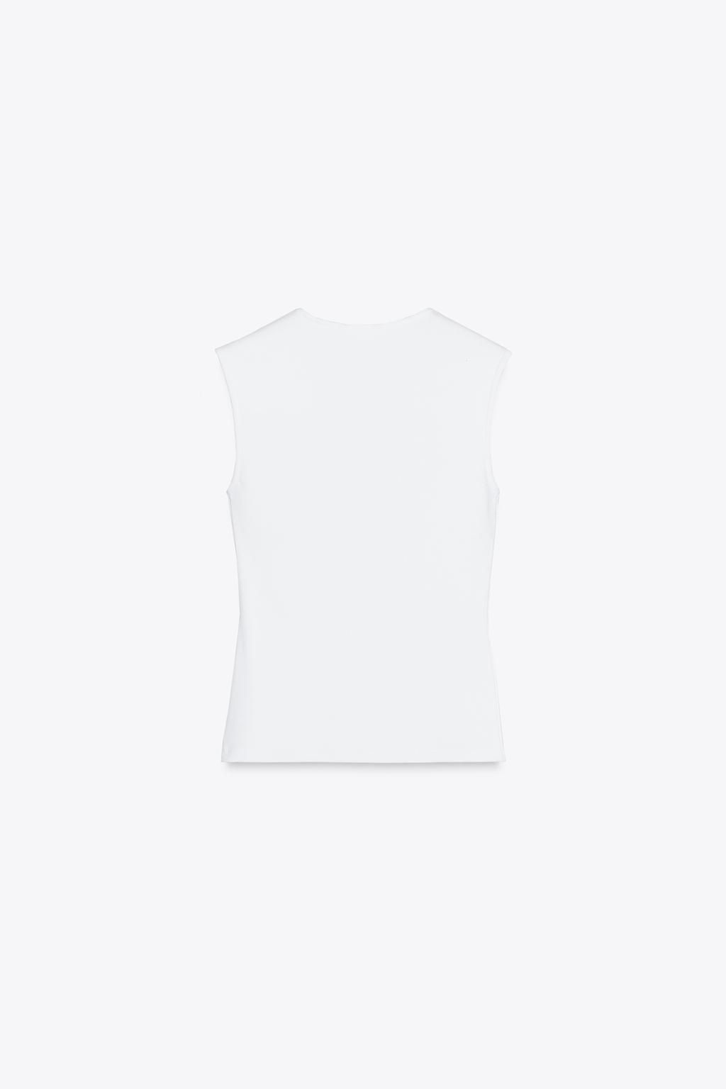 SLEEVELESS KNIT TOP - Zara фото 9