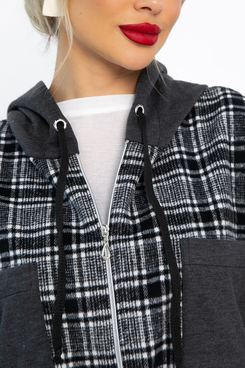 Рубашка с капюшоном Стокгольм (серая) Б14593-50М - Lt collection фото 8