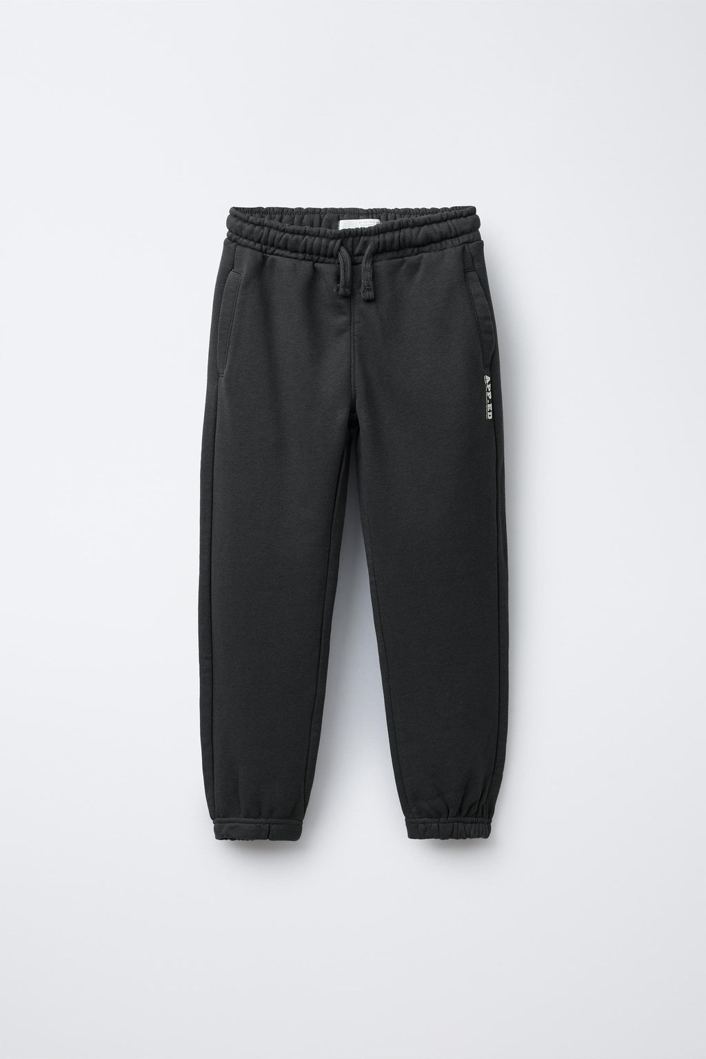 SHORT SLEEVE SWEATSHIRT AND TEXT JOGGERS SET - Zara фото 5