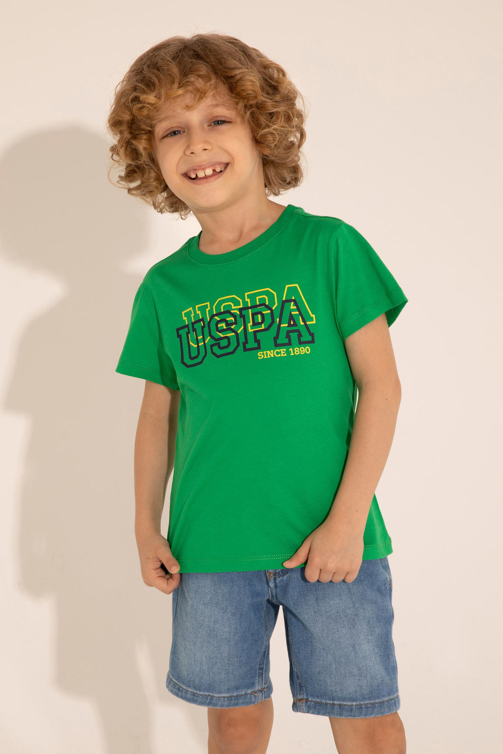 Зеленая базовая футболка для мальчика - U.s. polo assn фото 11