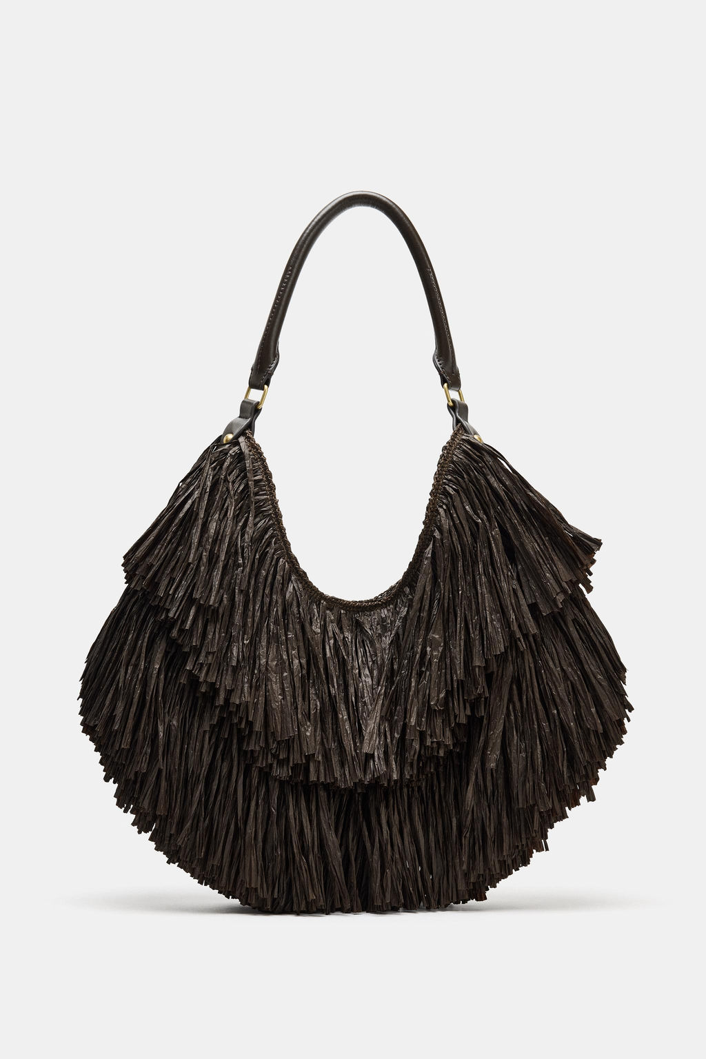 FRINGED TOTE BAG - Zara фото 2