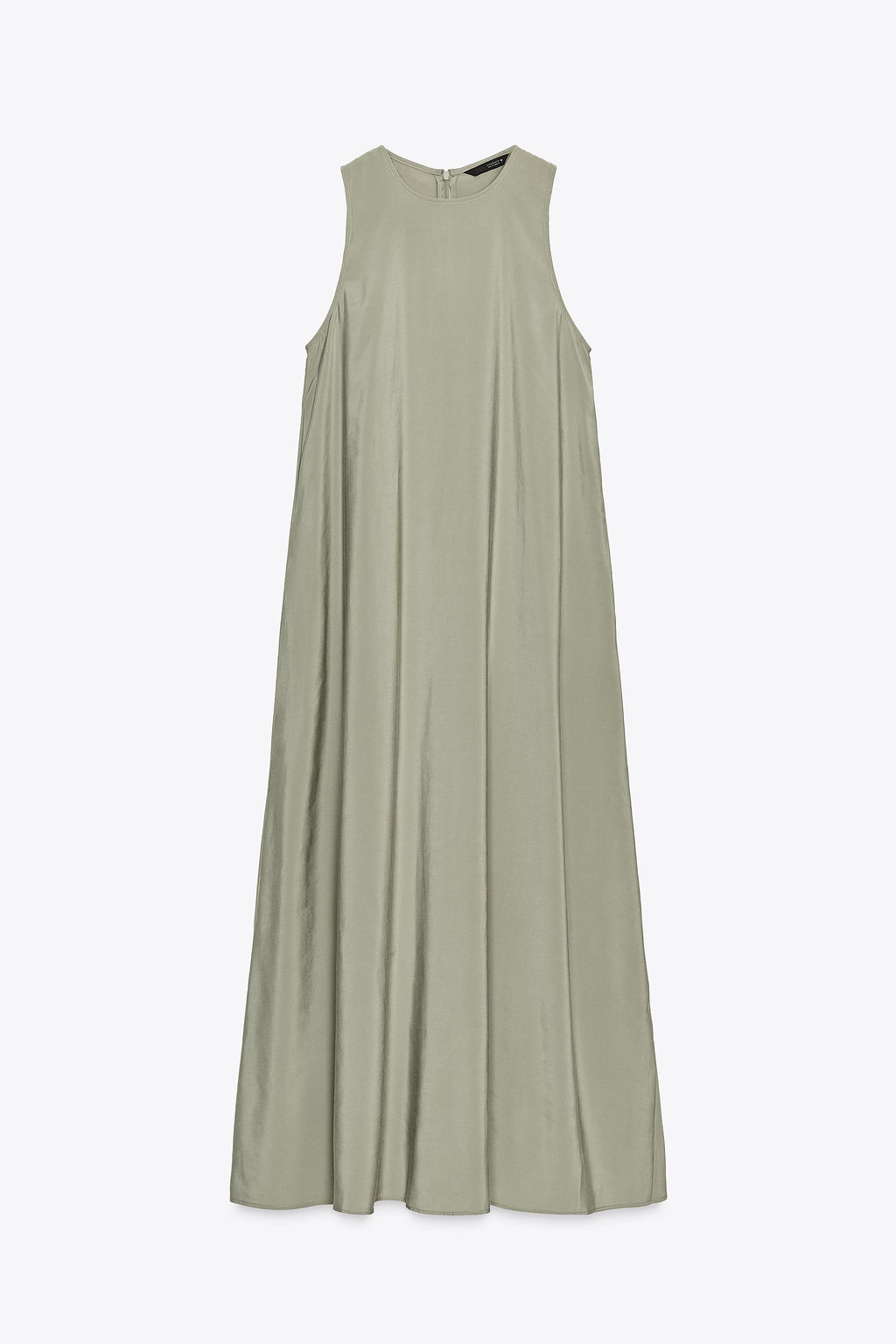 FLOWING VOLUMINOUS MIDI DRESS