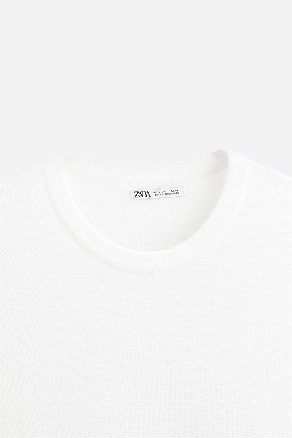BASIC KNIT T-SHIRT - Zara фото 47