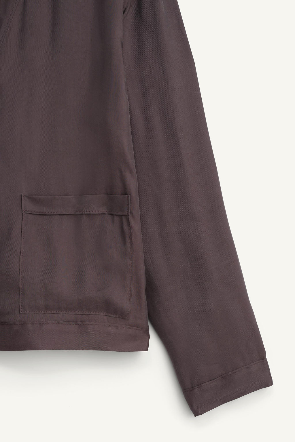 CHAQUETA RELAXED FIT LYOCELL - VISCOSA / Gris - Zara фото 8